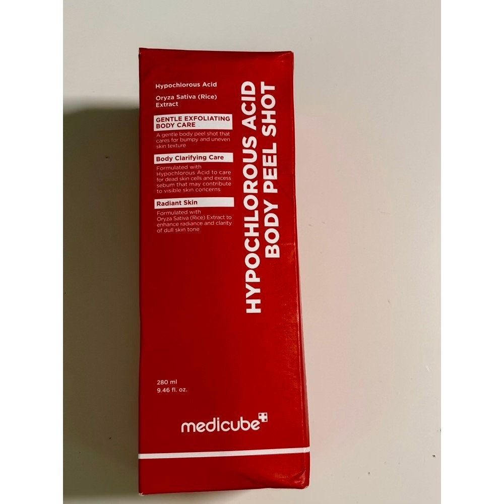 Medicube Hypochlorous Acid Body Peel Shot 280ml Exfoliating Clarifying K-Beauty